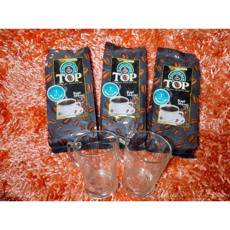 

Top Coffee murni 158gr/top kopi gelas/kopi berhadiah gelas