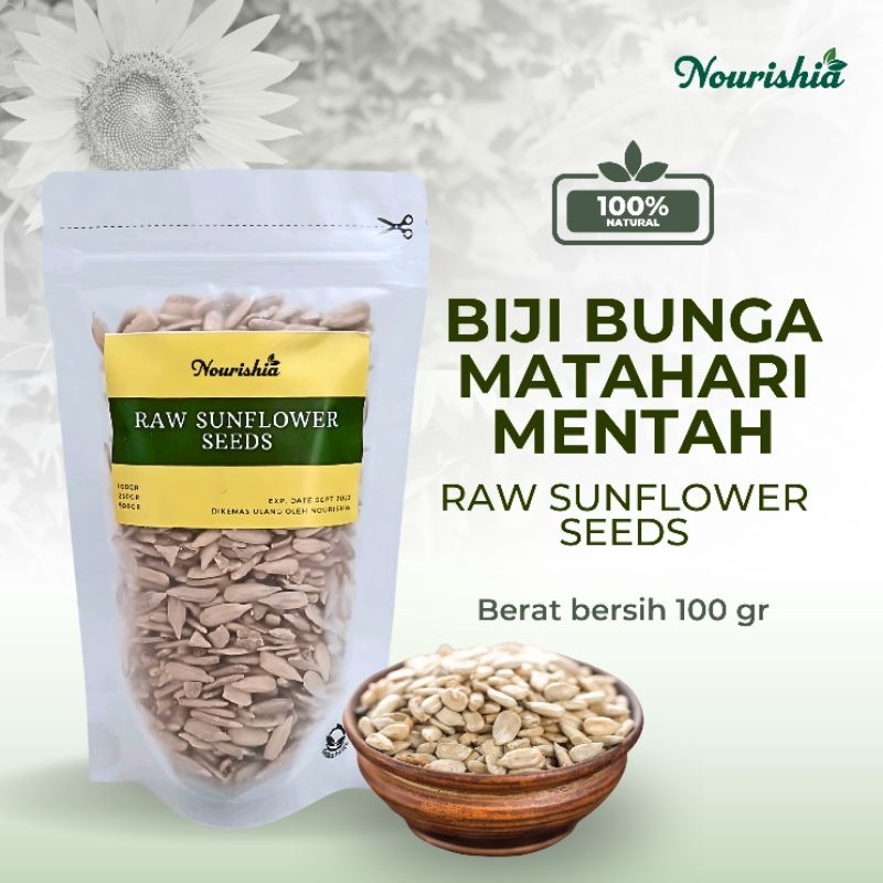 

raw sunflower seeds 100gr / biji bunga matahari mentah / kuaci