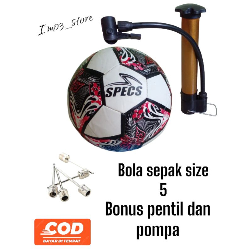 bola sepak spces size5 merah