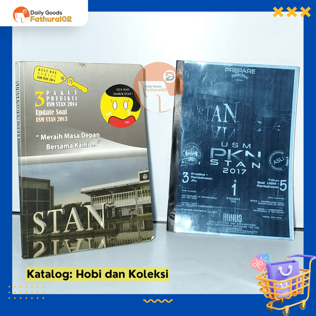 Buku Bimbel Persiapan Ujian PKN STAN Tahun 2013 & 2017 PRELOVED
