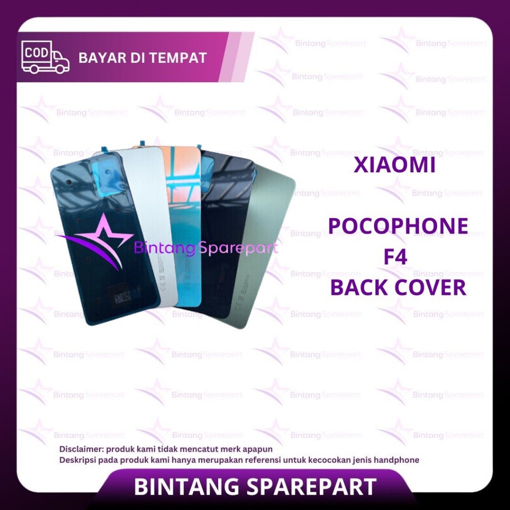 BACK COVER XIAOMI POCO F4