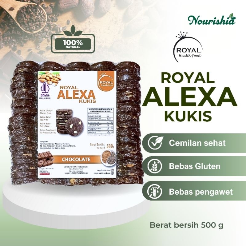 

Alexa kukis coklat 500gr GLUTEN FREE / alexa chocolate cookies 500gr