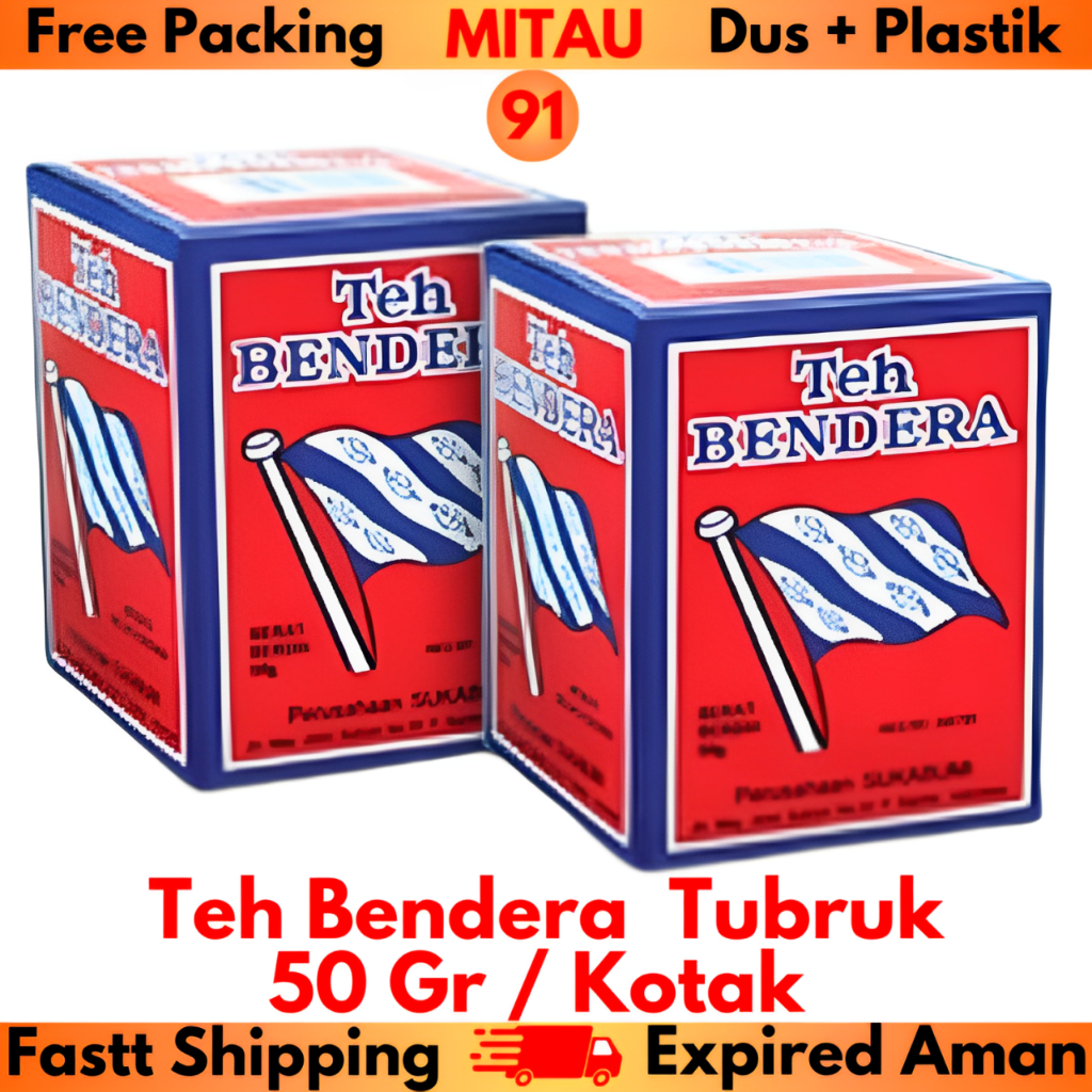 

Teh Bendera Tubruk 50 Gr / Kotak