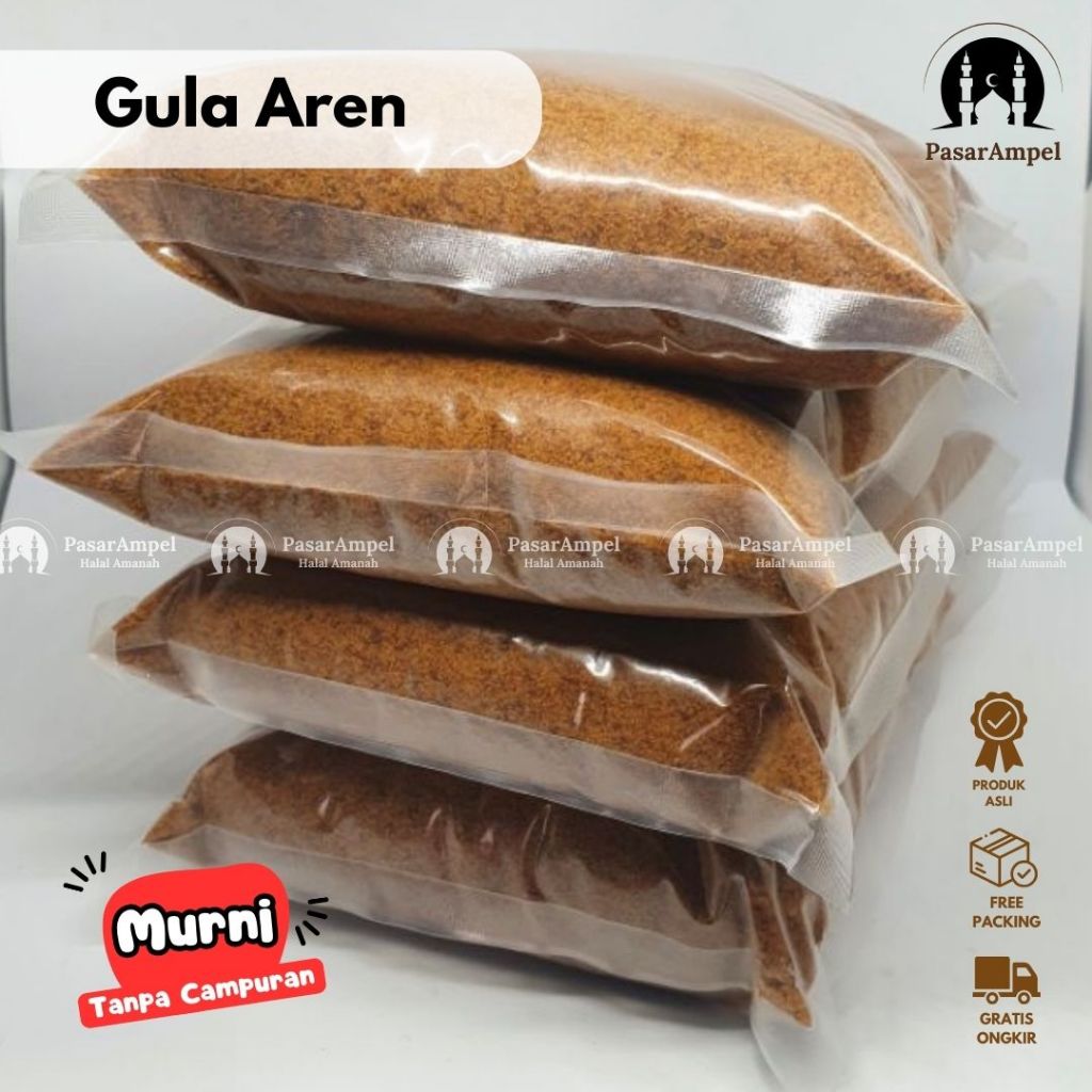 

Gula Aren Semut 500gr Grade A Asli Tanpa Campuran Rendah Gula Aren Halus