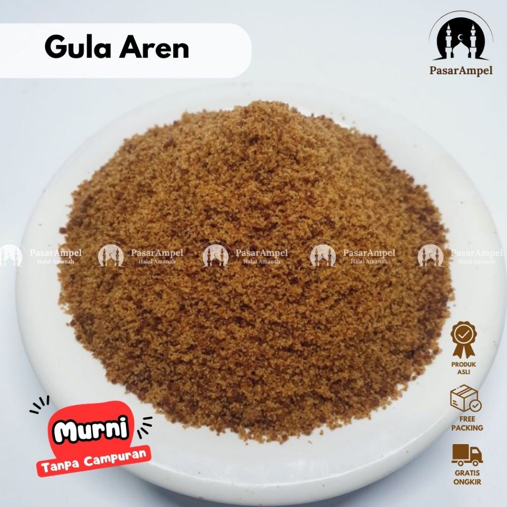 

Gula Aren Semut 250gr Grade A Asli Tanpa Campuran Rendah Gula Aren Halus