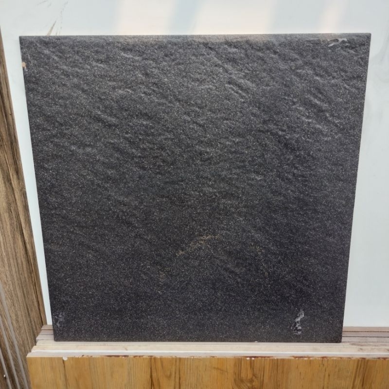 impresso keramik lantai 40x40 rocky black