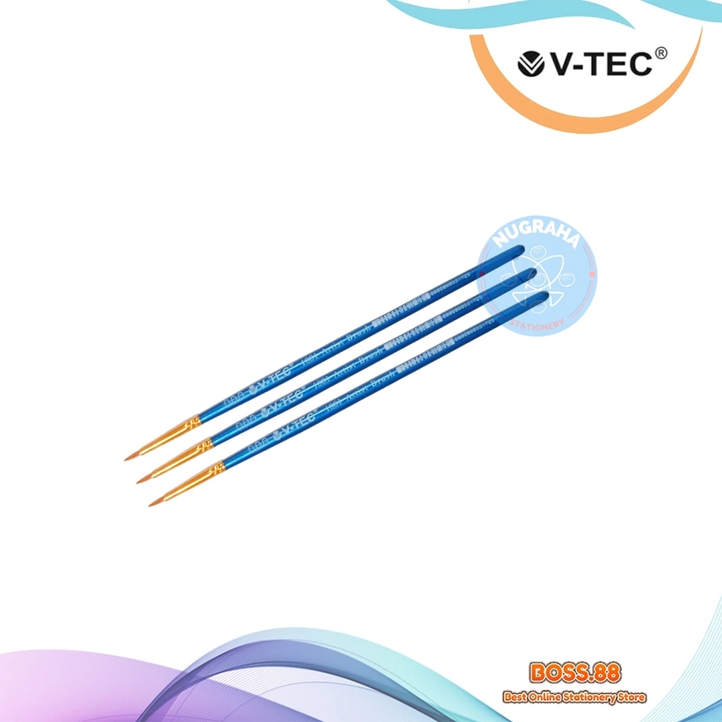 

KUAS V-TEC BIRU NO.0 / NO.00 / NO.000 (1 PCS)