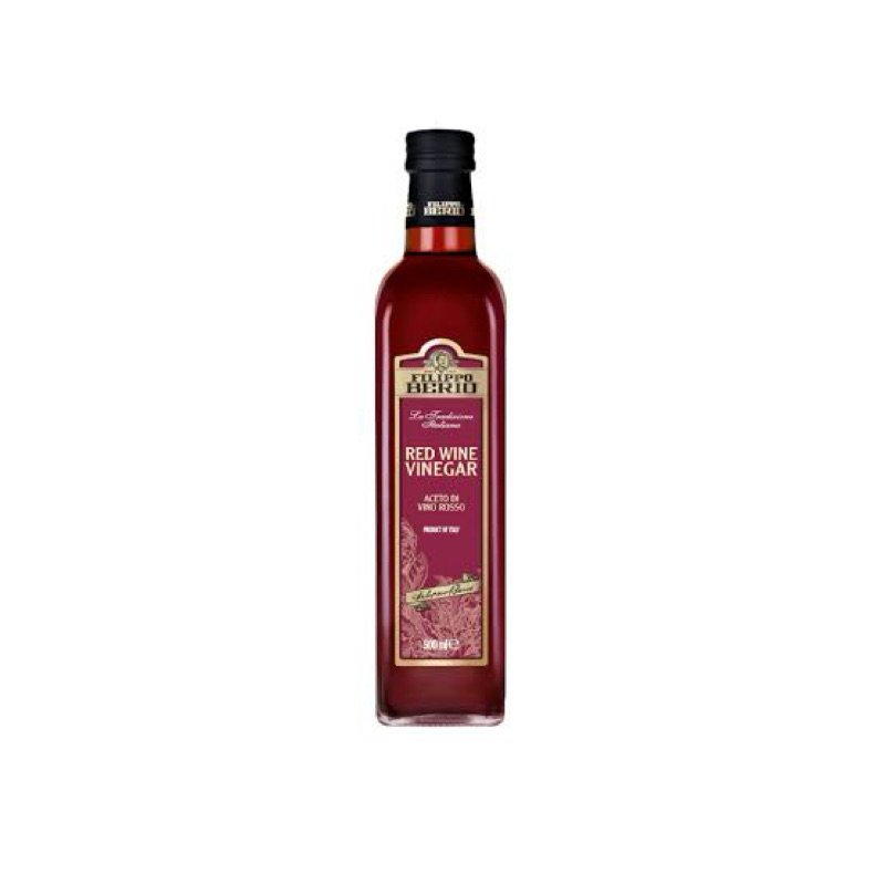 

FILIPPO BERIO Red Wine Vinegar 500 ml cuka anggur untuk masak, salad & marinasi