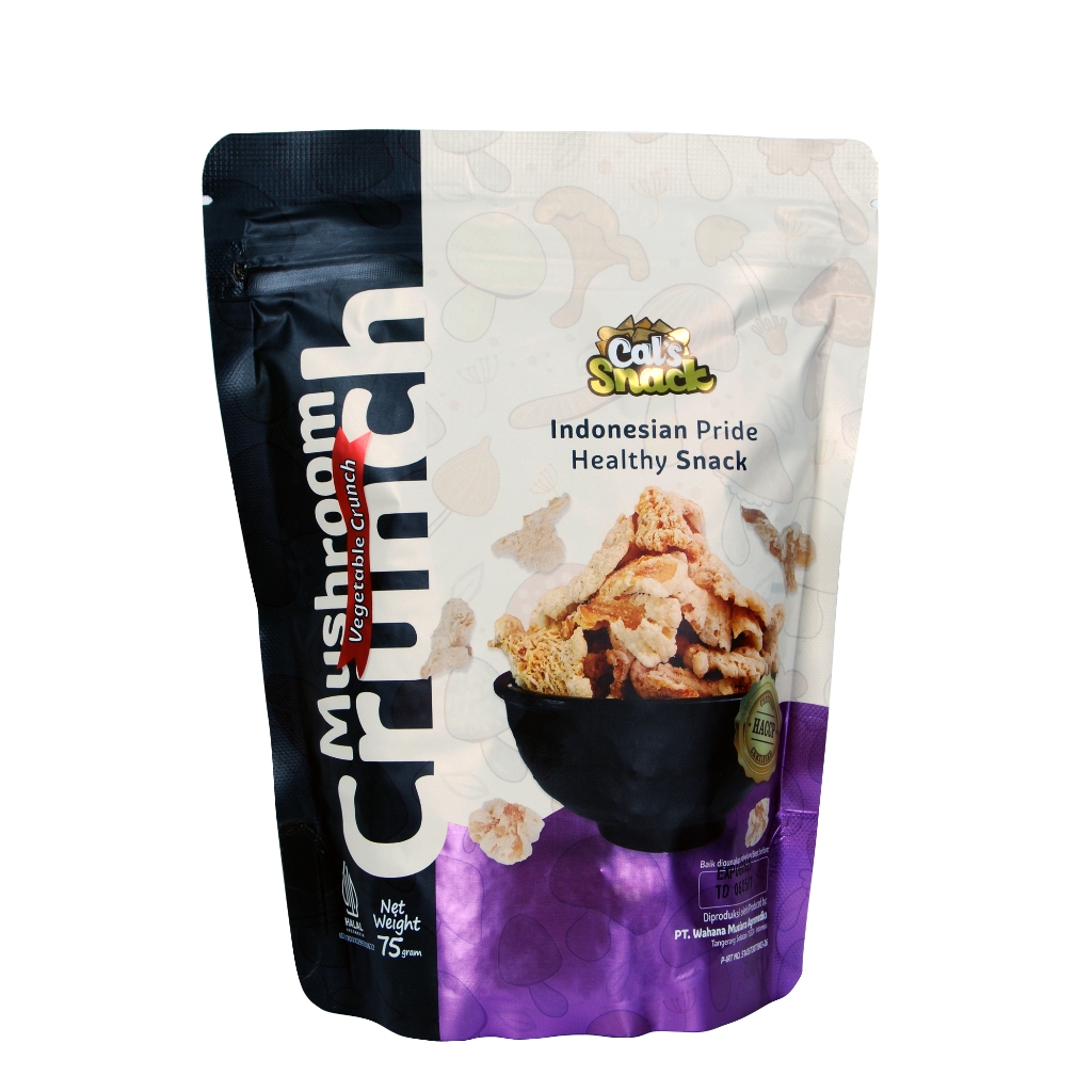 

Cal's Snack Mushroom Crunch 75 Gram / Snack Rambak Sayuran Jamur