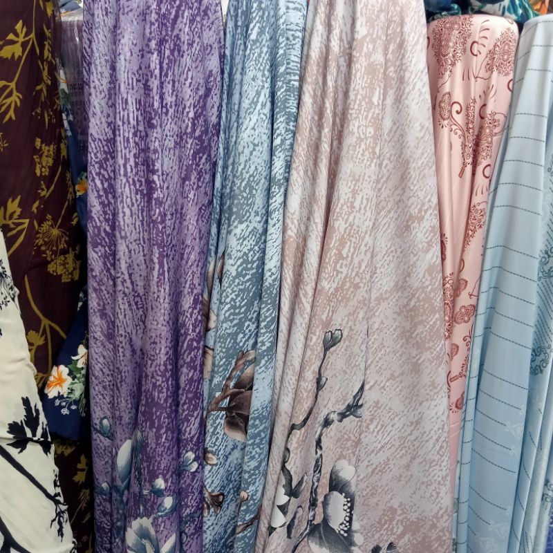 Kain Maxmara Luxury Silk Premium - Kain Maxmara Motif - Kain Meteran Sqa | Harga Per Setengah Meter