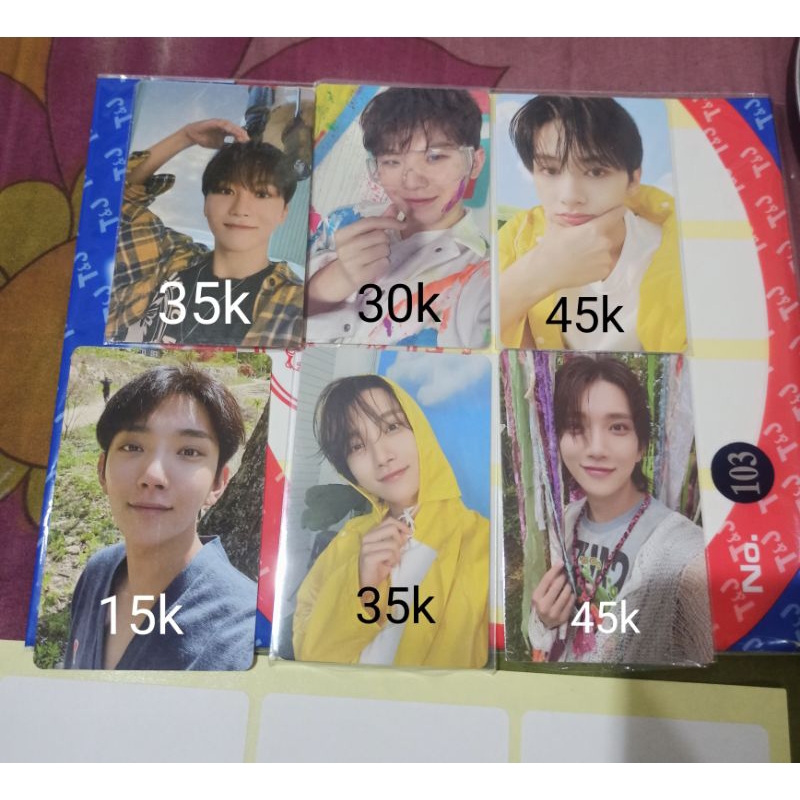 Photocard Seventeen carat ver heaven Jun topdag Carver heaven official, Seungkwan official Carver at