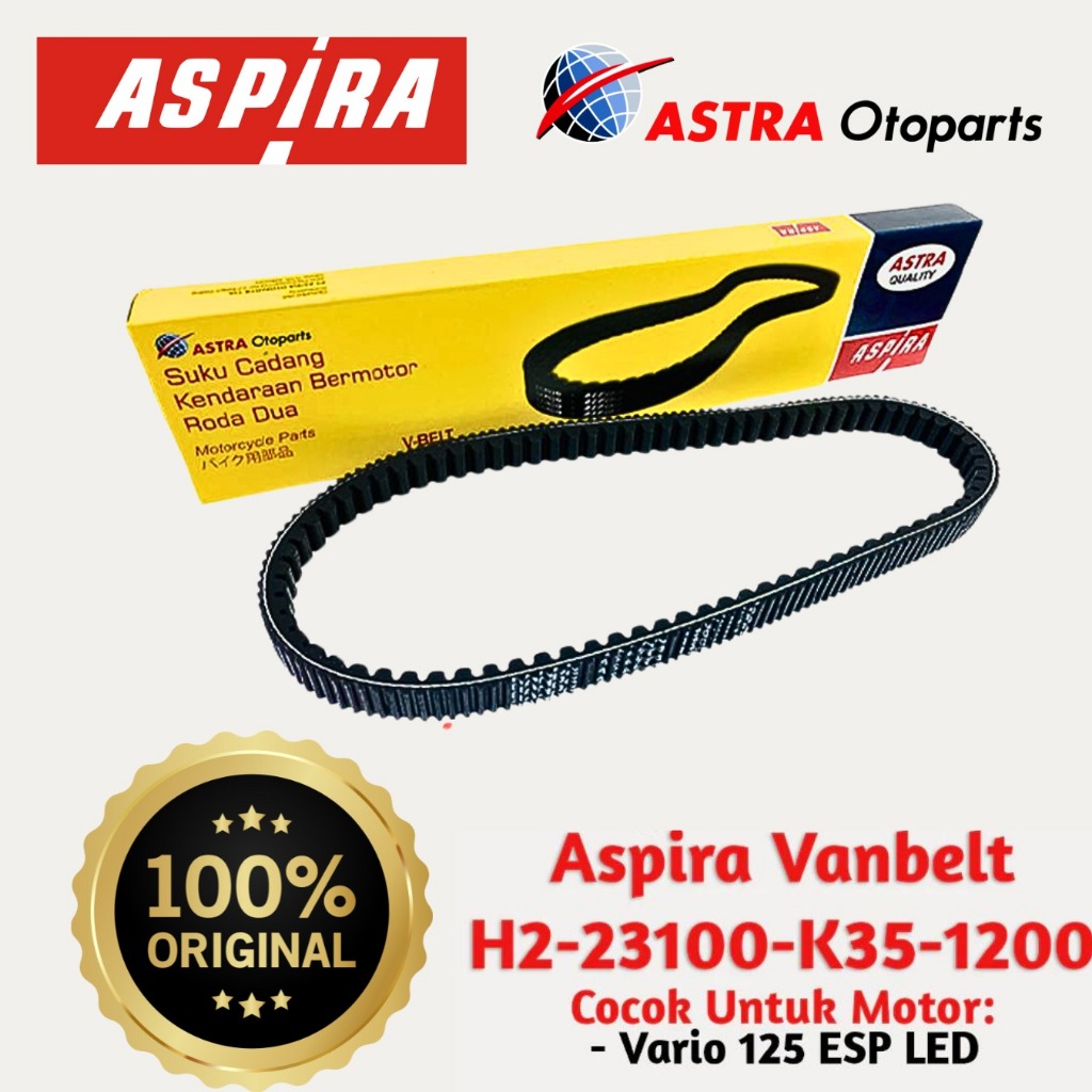 Vanbelt V belt Fanbelt , Van Belt + Roller Honda Vario 125 ESP , Vario 125 LED , Vario 150 ESP K59 A