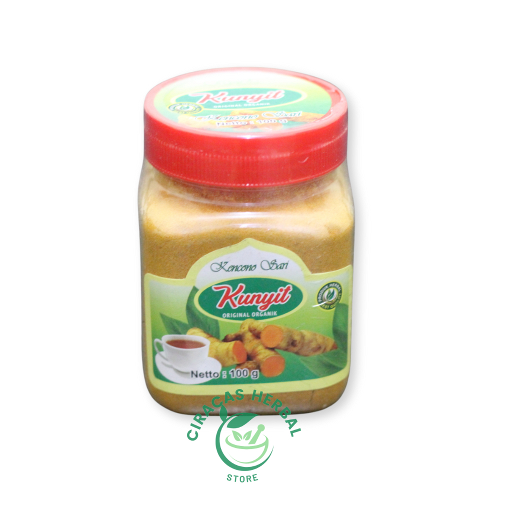 

Jamu Kunyit Bubuk Original Organik Kencono Sari 100 gr 100% Asli