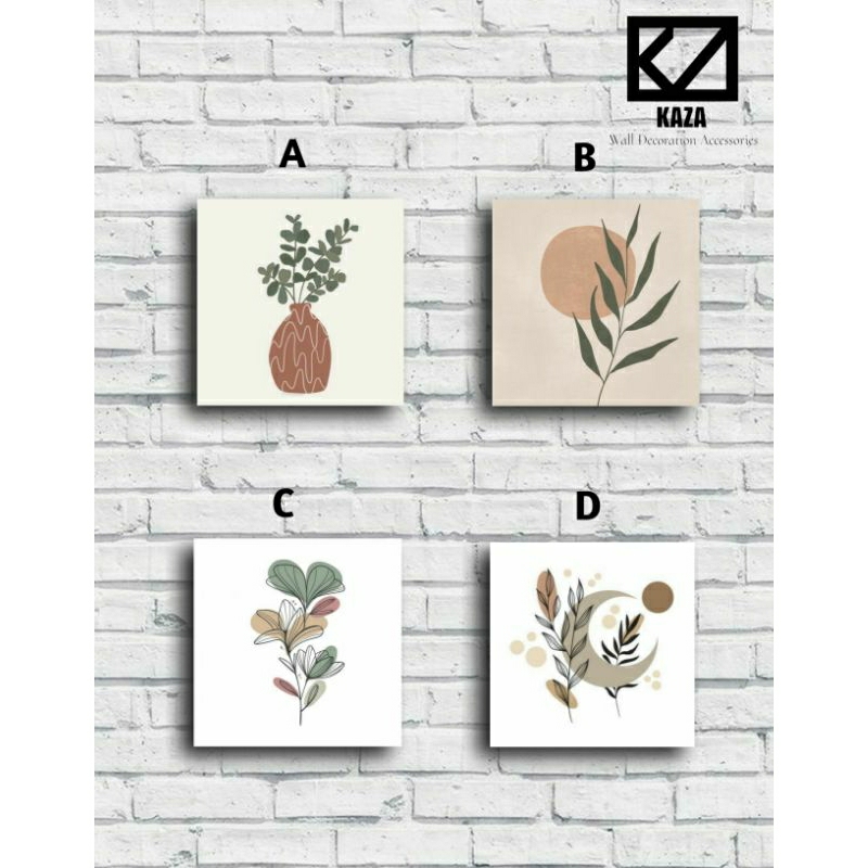 WallDecor / Pajangan Dinding / Hiasan Dinding / Hiasan Kamar - BOHO Lukisan estetik