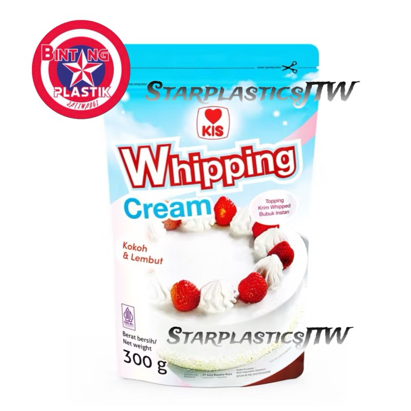 

[Whispers] NEW ARRIVAL!! Whipping Cream KIS 300gr / Whip Cream Powder Instant Siap pakai HALAL