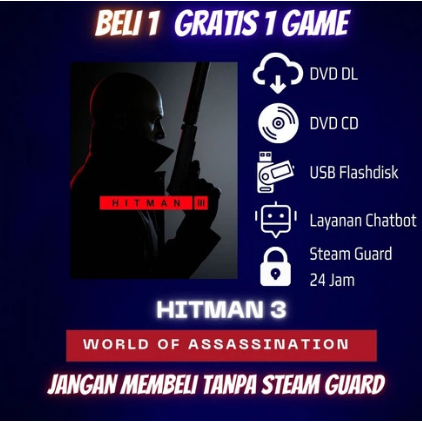 Hitman 3 World of Assassination Steam PC Game - DVD-DL