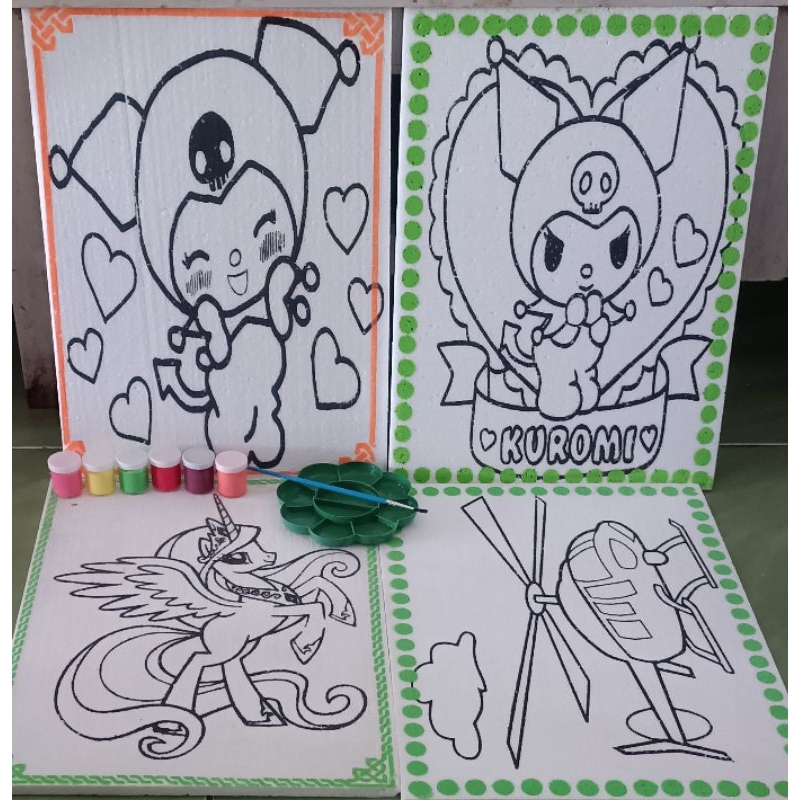 

styrofoam lukis anak sterofoam lukis anak mewarnai anak isi 100