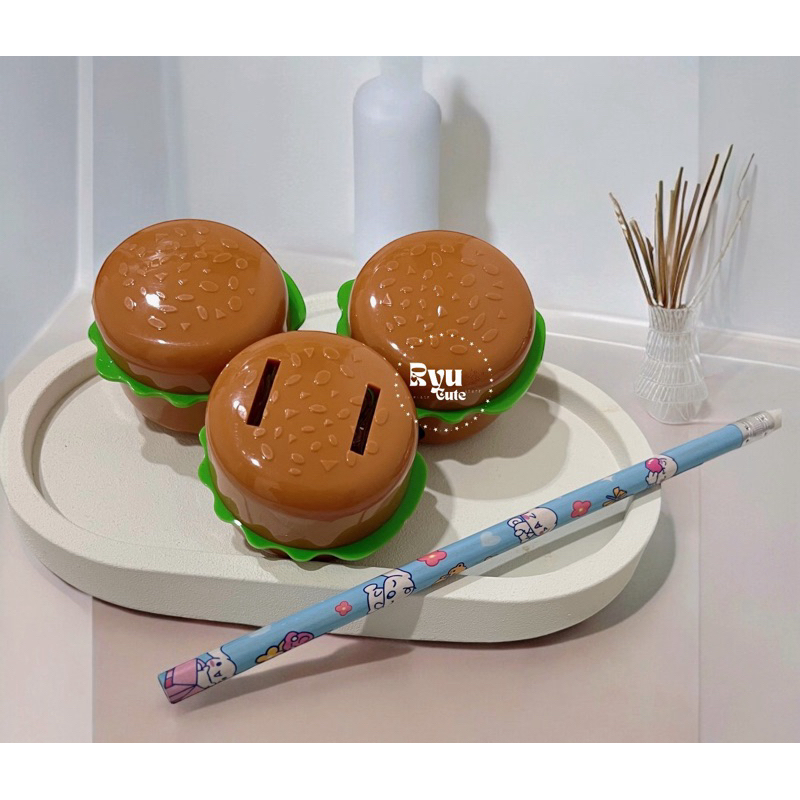 

SERUTAN/RAUTAN PENSIL UNIK BURGER CUTE