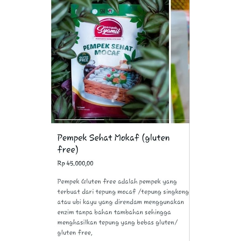 

pempek palembang pempek syamil sehat mocaf