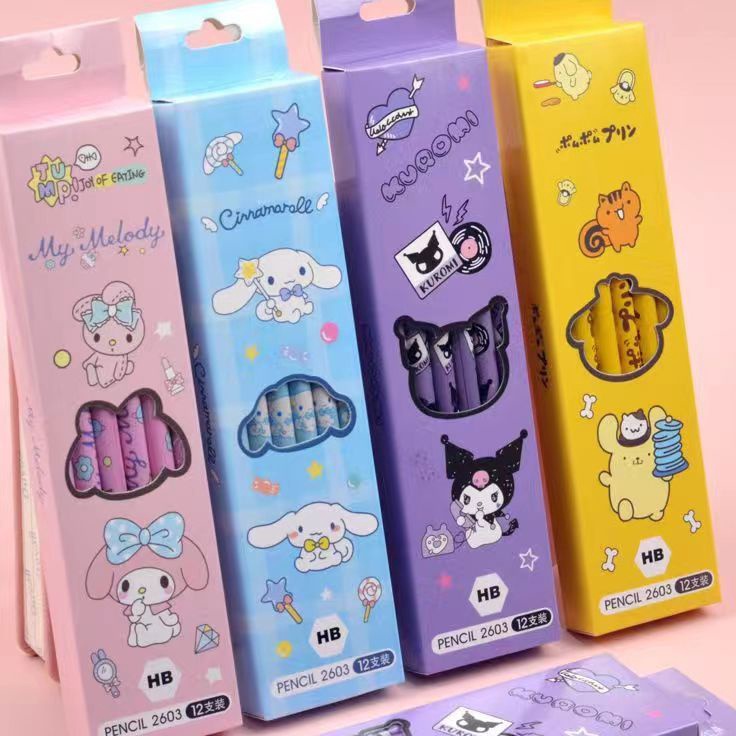 

Grosir Bermutu TERFAVORITE 1 LUSIN PENSIL 2B PENGHAPUS KARAKTER SANRIO KUROMI MELODY POCHACCO CINNAMOROLL