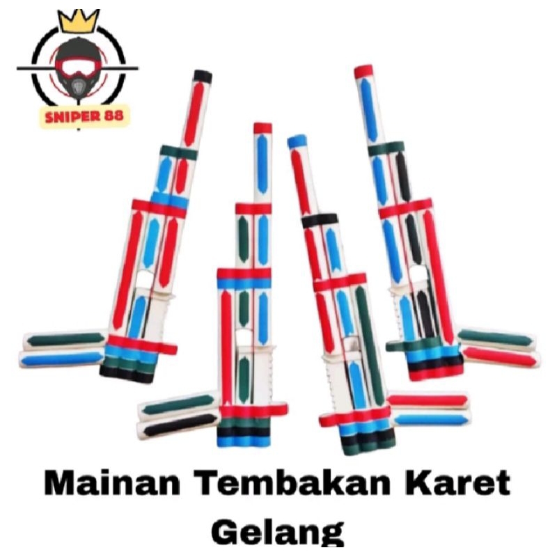 Mainan Tembak Tembakan Karet Dari Paralon PVC Handmade Mainan Tradisional