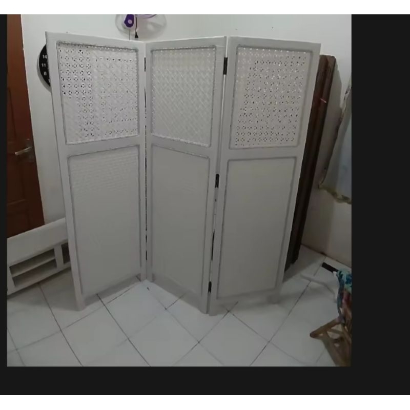 (3pintu)pembatas ruangan kantor/pembatas tempat ibada/pembatas ruangan