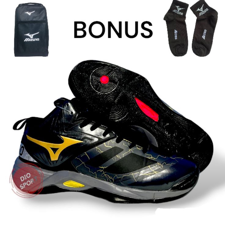 Best Quality  Sepatu Voli Mizuno Wave Momentum 2 Mid Sepatu Mizuno Wave Momentum 2 Terbaru Sepatu Vo