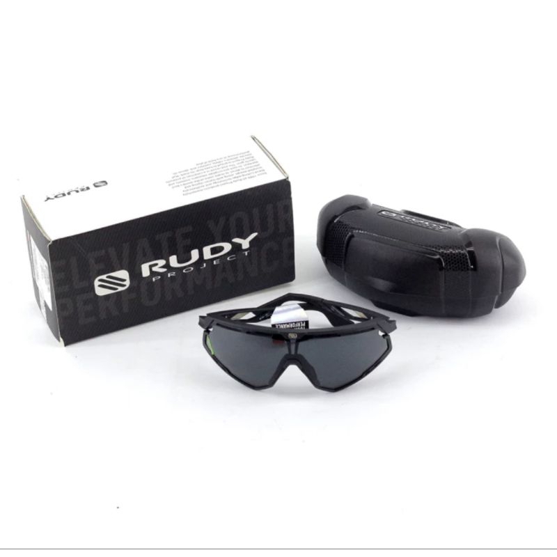 Kacamata Rudy Project Defender Black Matt RB Optics Smoke Black