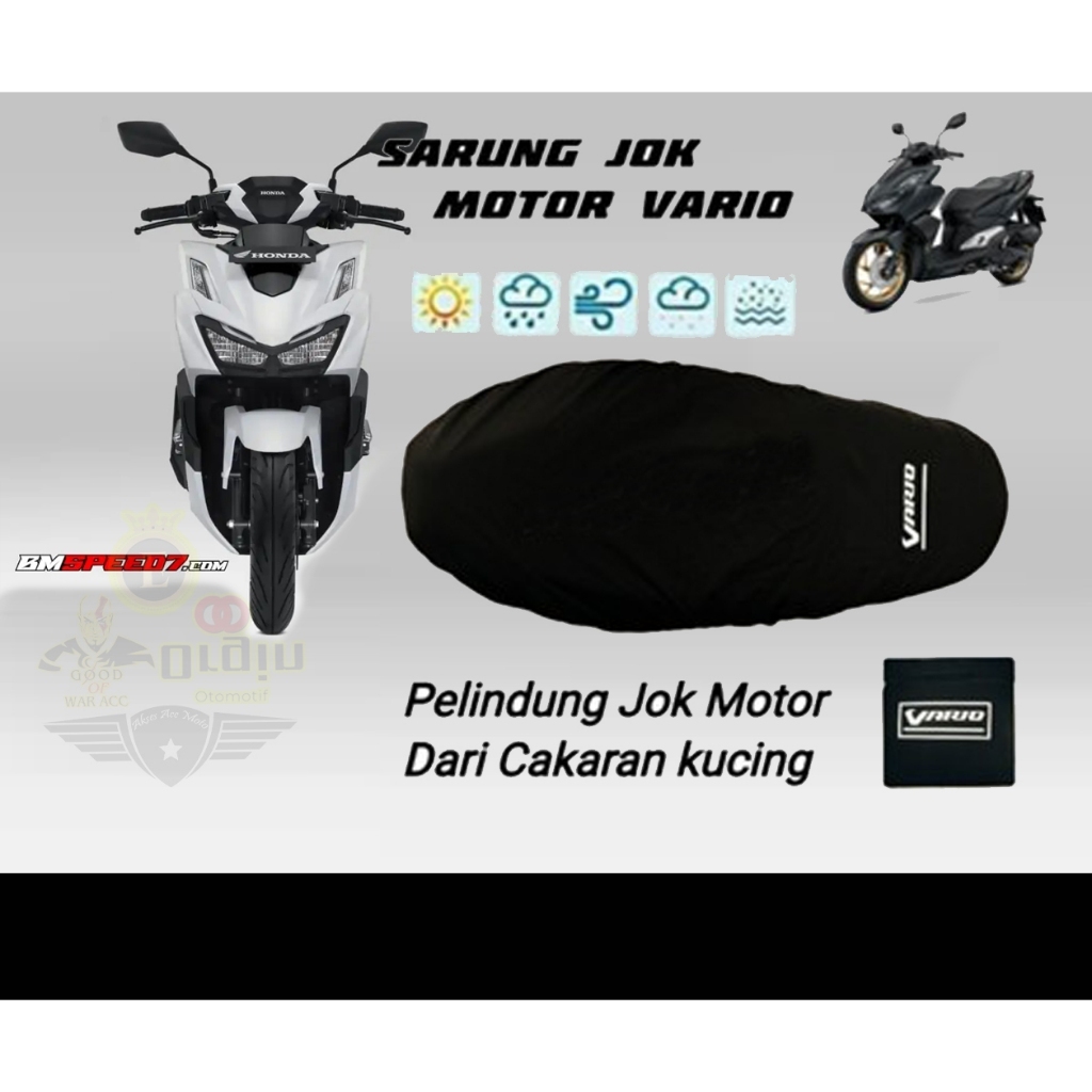 Sarung jok motor New Vario 160 150 125 Bahan Tebal waterproof