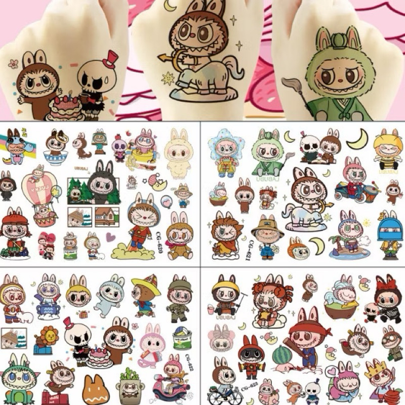 

LABUBU STICKER / STICKER ANAK LABUBU / STIKER TATTOOS LABUBU