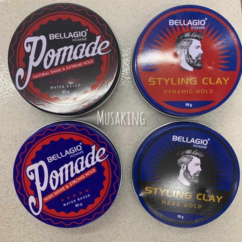 Bellagio Homme Pomade Styling Clay 80gr