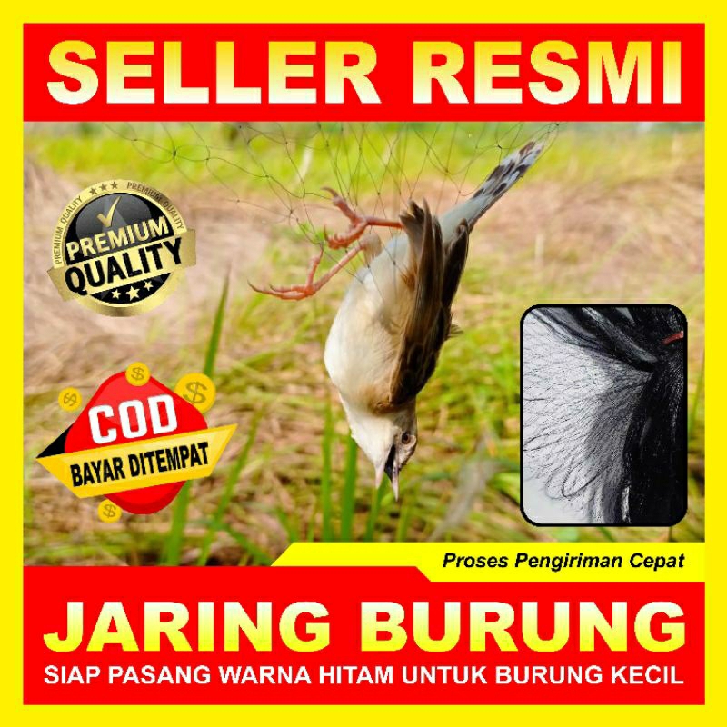 jaring/jaring burung/jaring burung kecil/jaring segala jenis burung kecil/jaring burung siap pasang