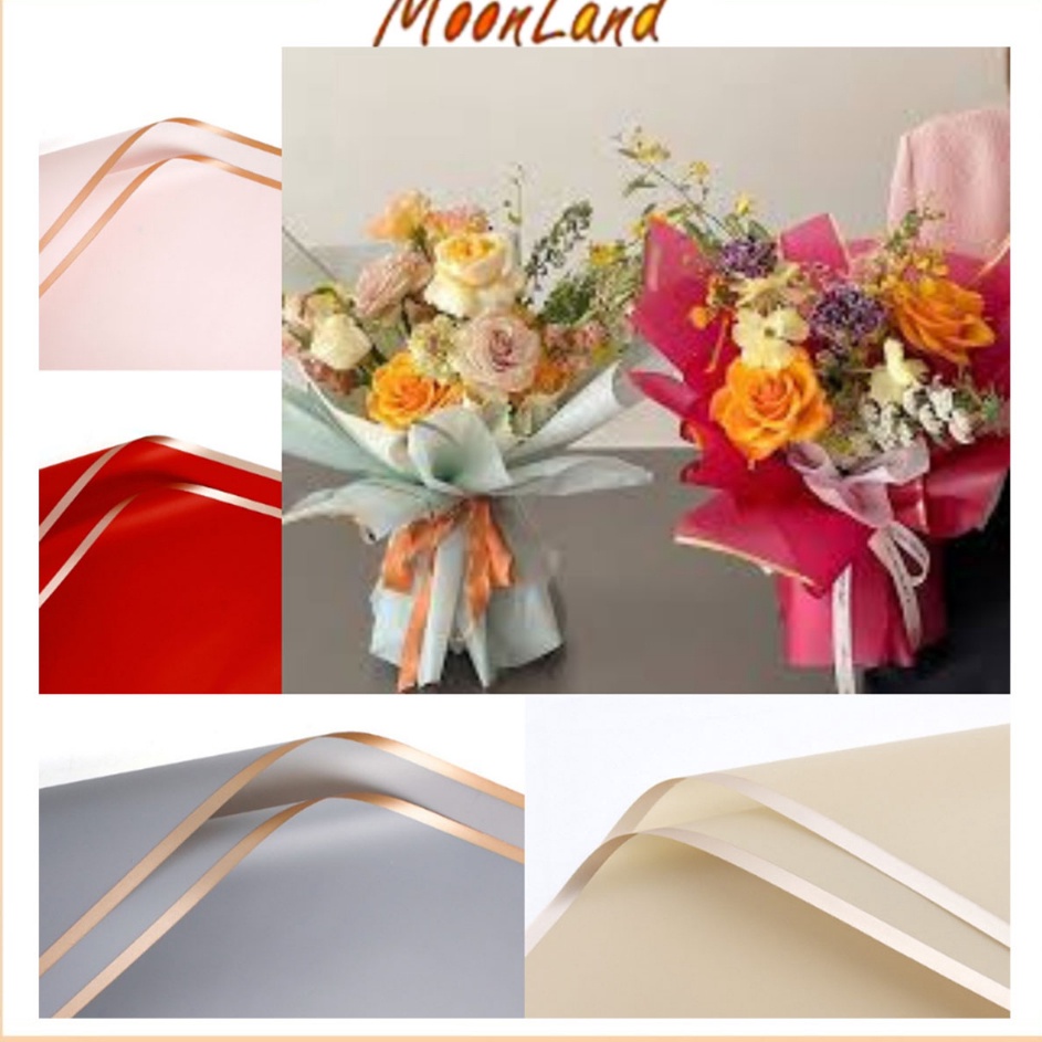 

Importir Kertas Cellophane Kertas Buket Bunga Gold Frame Flower Wrapping Paper Celophane untuk Snack Uang PER PACK