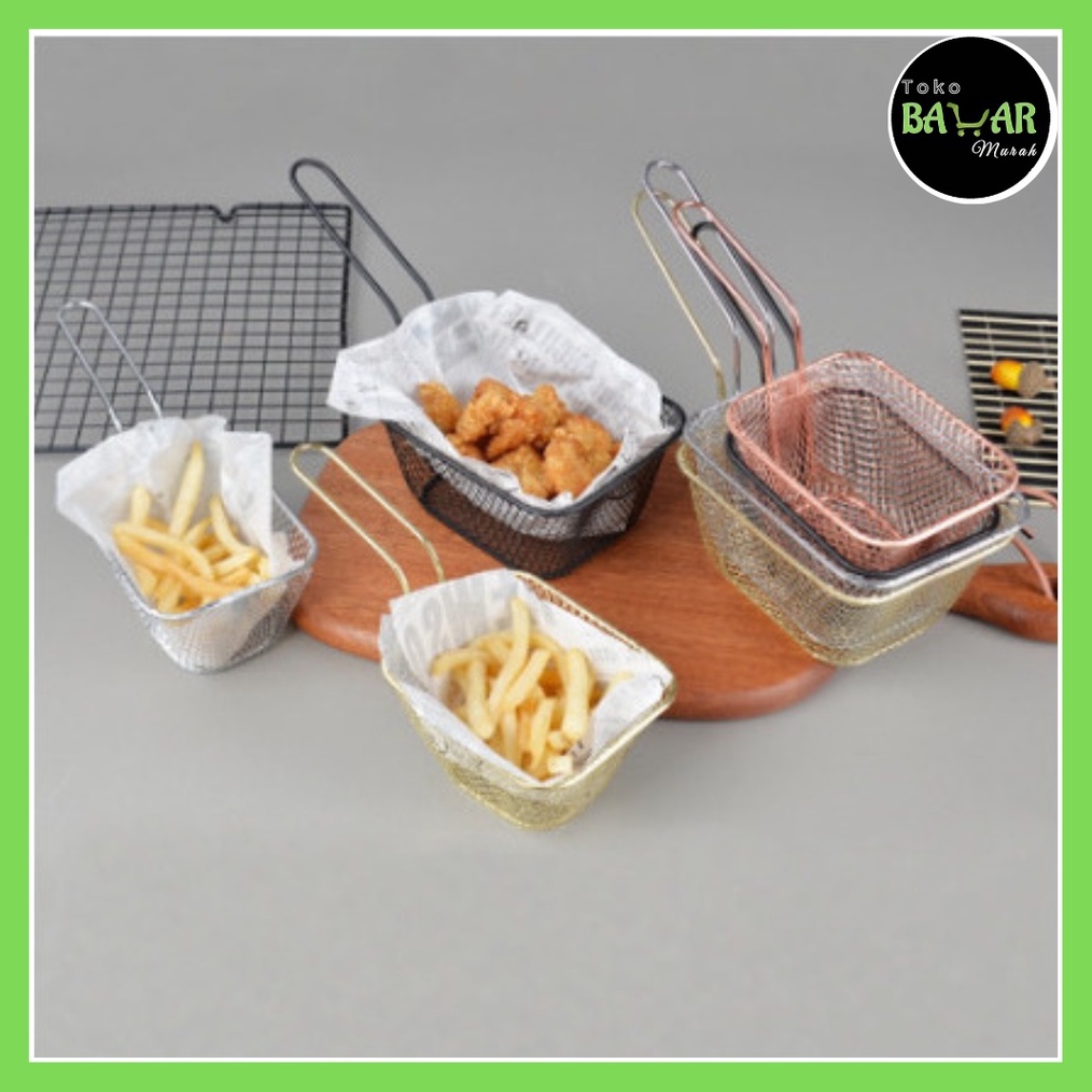 Keranjang Kentang Goreng  Keranjang Holder Kentang Goreng  Keranjang Goreng M Stainless Steel Seagun