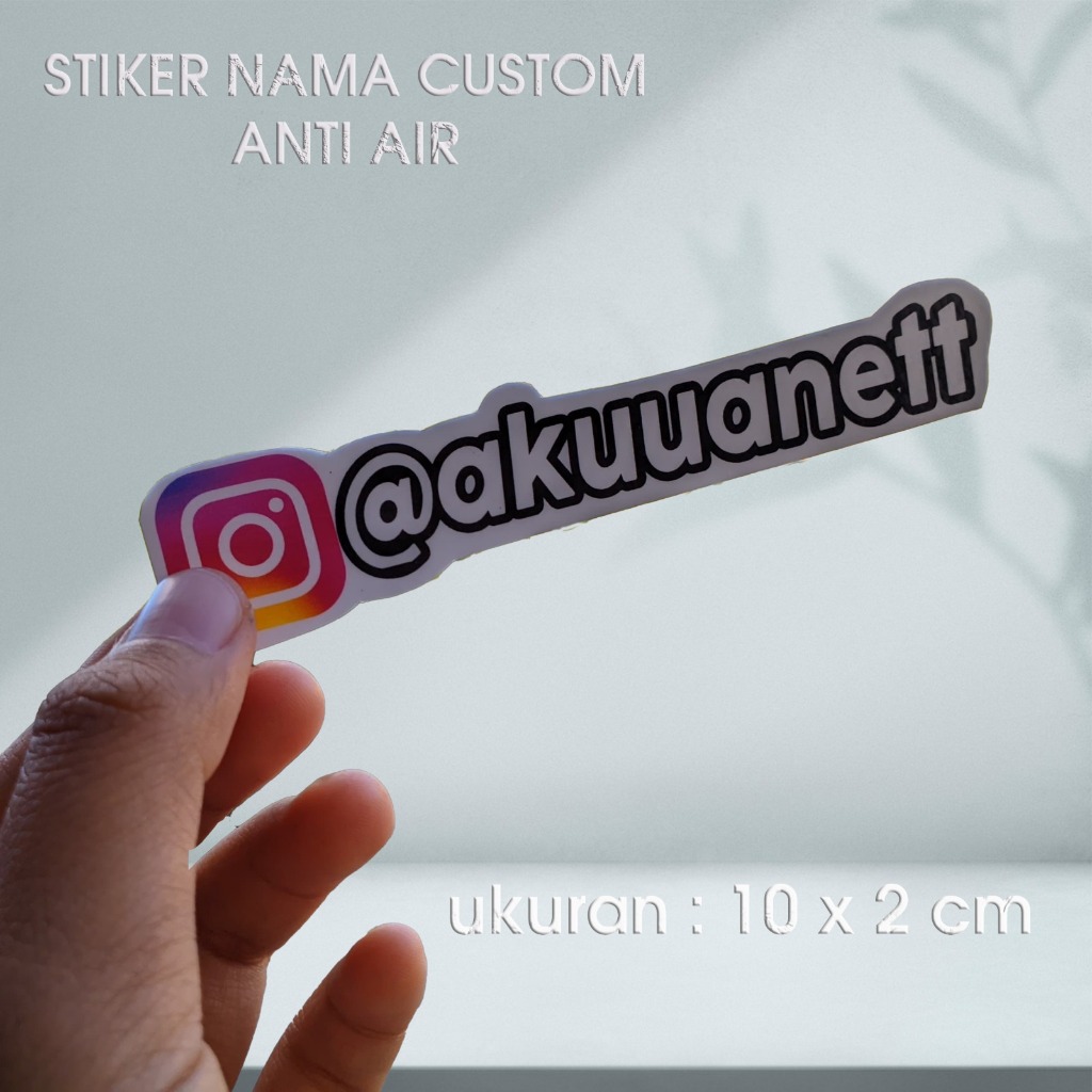 

Stiker costum medsos /stiker nama costum