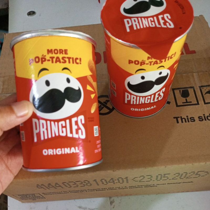 

pringles mini original 1 dus isi 12