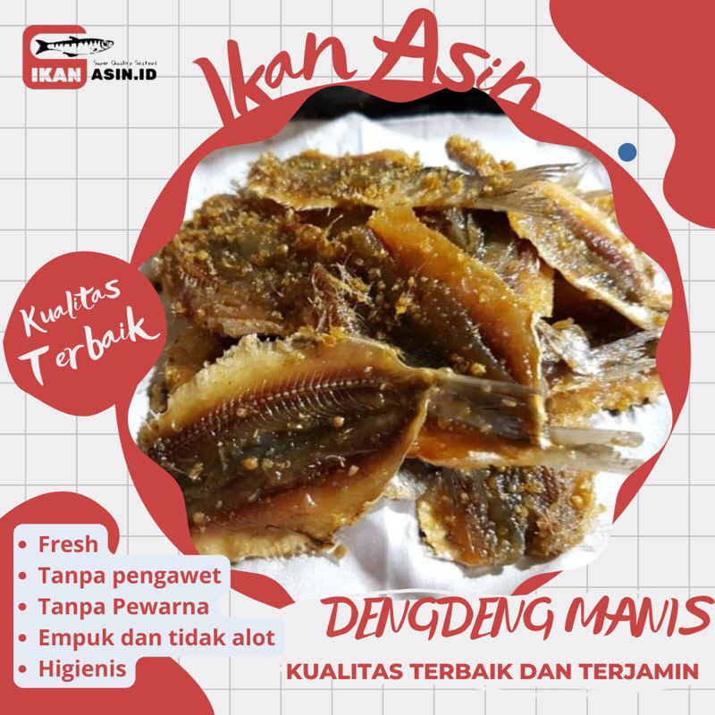 

Ikan Asin Dendeng Manis 1kg 500g 250g 100g