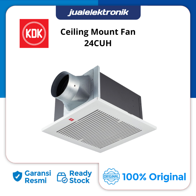 KDK 24CUH - Ventilating Fan Ceiling Mounting Exhaust Ceiling Sirocco Fan 24 cm