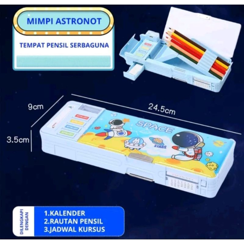 

Tempat pensil case kotak panjang ASTRONOT Bal verr mngo