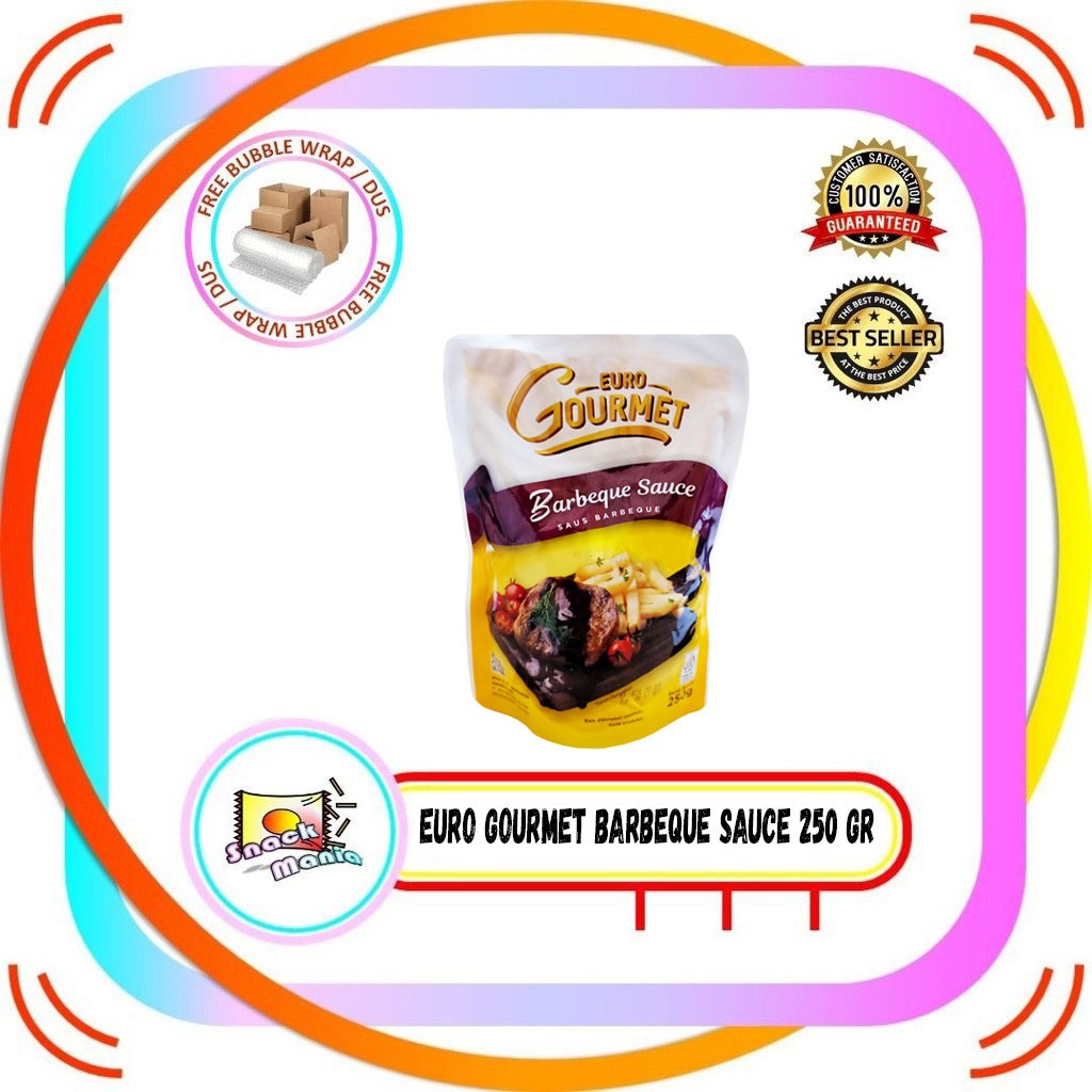 

Euro Gourmet Saus BBQ Barbeque Sauce ~ 250 gr Saos Barbecue