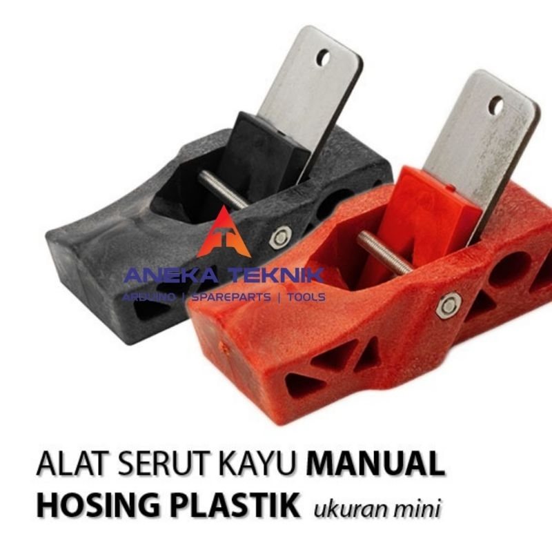 Alat Serut Kayu Mini Bodi Plastik / Penyerut Papan Kayu / Serutan Kayu Pertukangan Furnitur