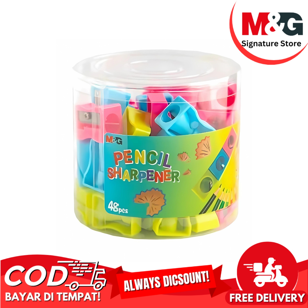 

Serutan Pensil M&G Pencil Sharpener Satuan Banyak Pilihan Warna #APSN1251
