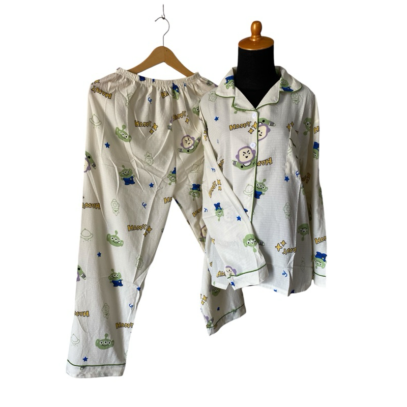 PIYAMA WANITA - Piyama BKK Piyama Bangkok Piyama Jumbo Baju tidur Jumbo Baju tidur panjang Baju Tidu
