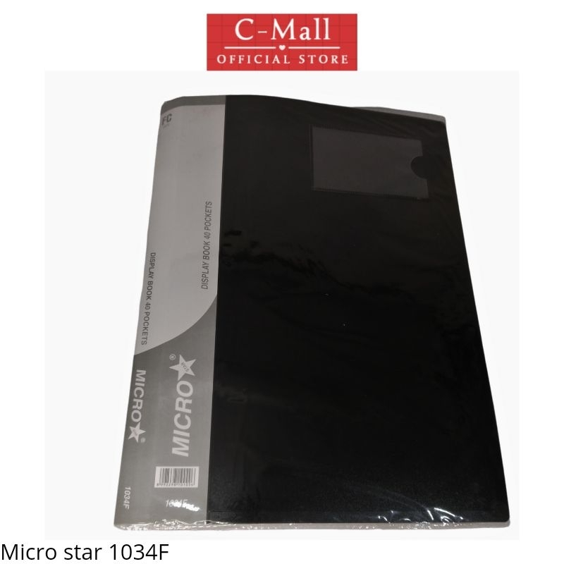 

C-Mall ♦ Clear Holder 40 Lembar MICRO STAR 1034F/ Display Book 40 Pockets MICRO ☊