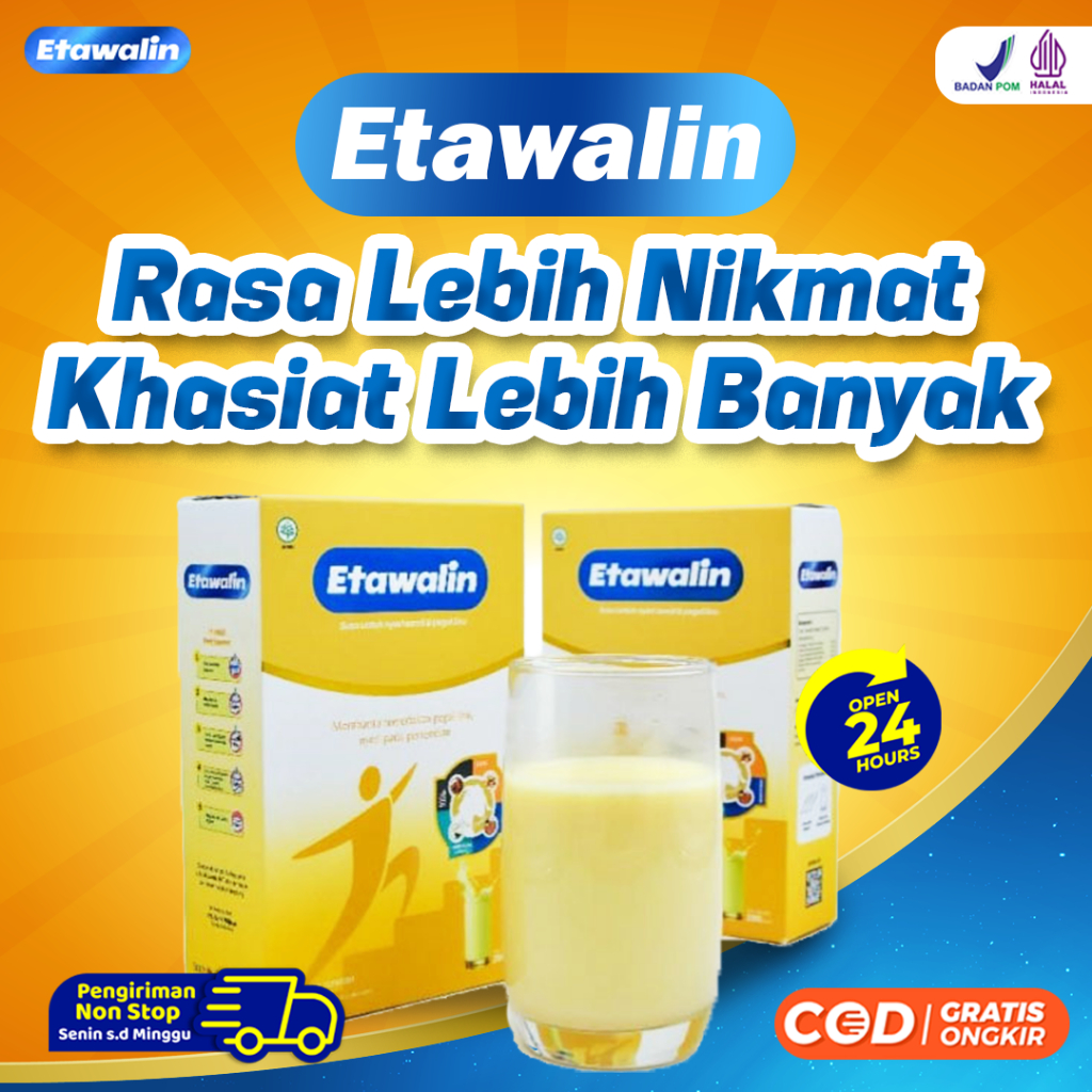 

Susu Etawalin - Solusi Efektif Atasi Asam Urat - Nyeri Sendi & Kolesterol Alami Original