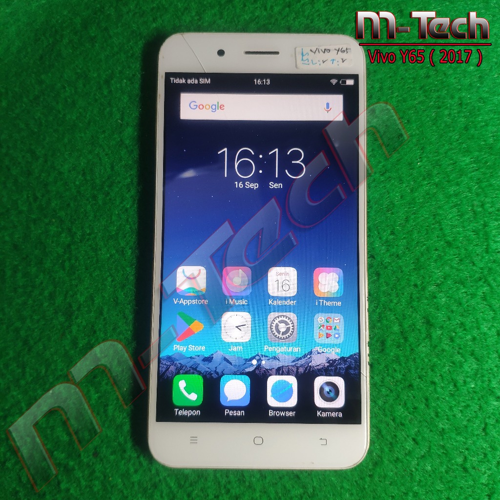[155] LCD + Frame Vivo Y65 original copotan [Baca Deskripsi]