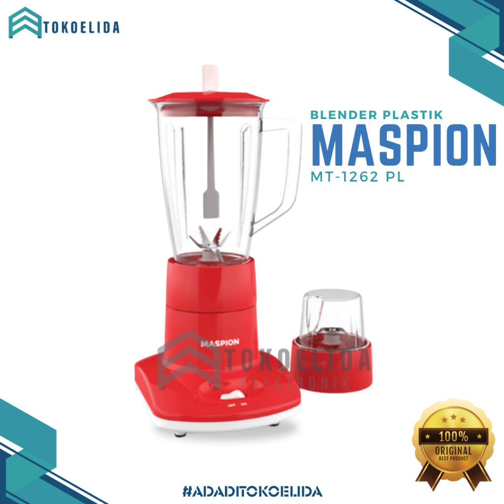 Maspion Blender plastik Maspion MT-1262 PL - 1 liter