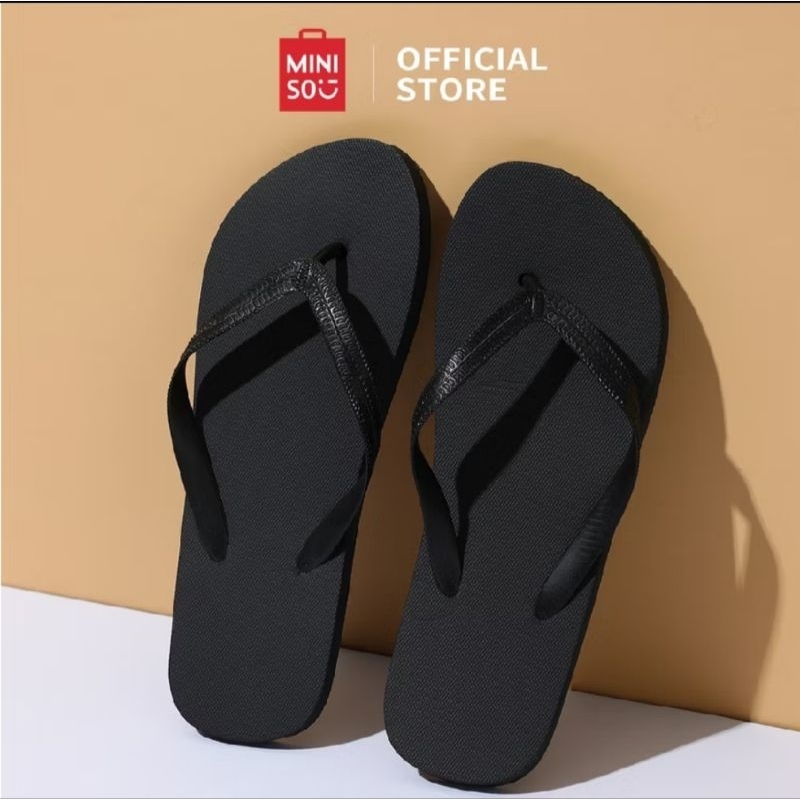 MINISO Sandal Wanita Flip-Flops Sandal Jepit Pria dan Wanita Sangat Lembut Sendal jepit