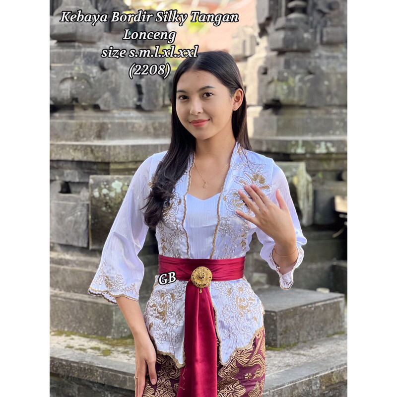 WKB || Kebaya jadi simmer silky terbaru || Kebaya terbaru || kebaya tangan lonceng || Kebaya motif t