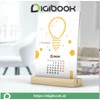 

Kalender Meja Unik A6 custom - tatakan Kayu + Grafir (CUSTOM)